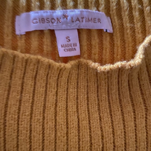 Gibson-latimer yellow sweater Size:S - Picture 3 of 3
